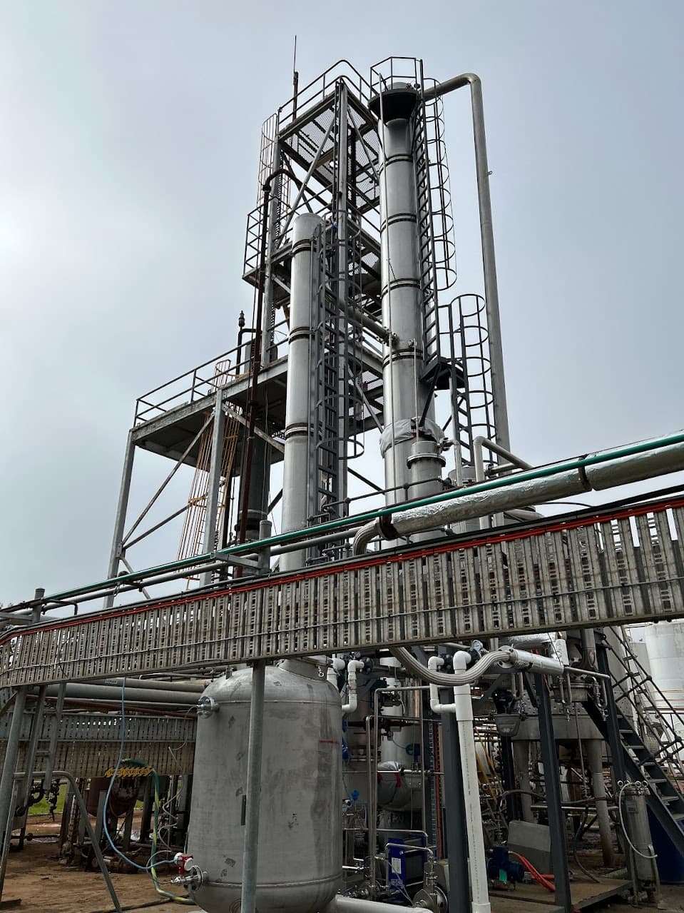 Ethanol distillation column